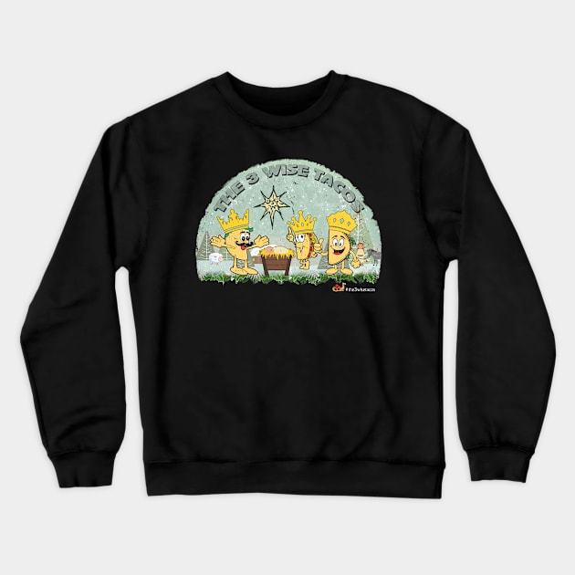 Hilarious The 3 Wise Tacos Crewneck Sweatshirt by norules